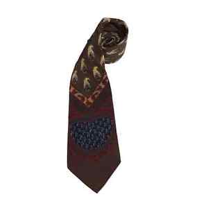 Vintage Polo by Ralph Lauren Red Western Paisley Wide All Silk Neck Tie