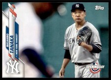 2020 Topps Opening Day Base #177 Masahiro Tanaka - New York Yankees