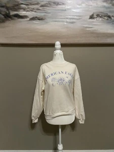 Weiß und blau American Eagle Sweatshirt - Bild 1 von 6