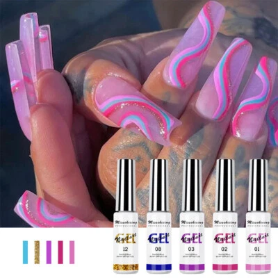 Uv/Led Nagellack Spider Pulling Wire Nailart Line Gel Maniküre∂ ∧ - Bild 1 von 4
