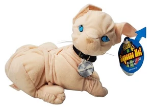 1998 Blockbuster Video Mr. Bigglesworth Plush Austin Powers Dr. Evil NO SOUND  - Picture 1 of 11