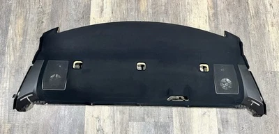 BMW E60 M5 2004-2010 cubierta interior trasera ventana paquete estante tela negra Foto 1 de 4