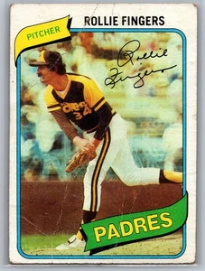 1980 Topps - Rollie Fingers #651 San Diego Padres MLB Baseballkarte - Bild 1 von 2