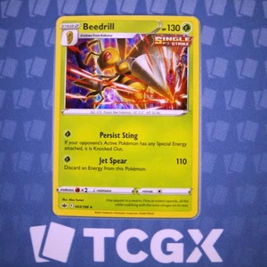 Pokemon - Beedrill - 003/198 - SWSH06: Chilling Reign - Holo - Holo Rare NM - Picture 1 of 1