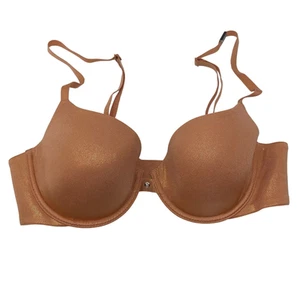 Sujetador Victoria's Secret Forrado Demi Naranja Brillante Talla 34DD - Imagen 1 de 6