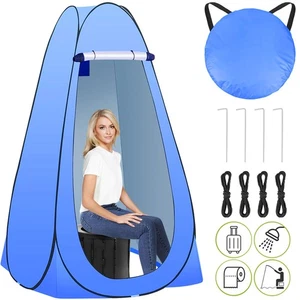 Pop Up Duschzelt Toilettenzelt Umkleidezelt Camping Zelt Beistellzelt Angelzelt - Bild 1 von 15