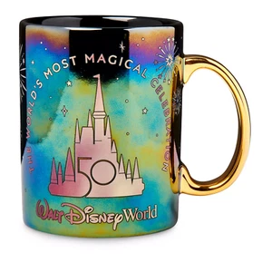 Disney 50th The World's Most Magical Celebration Iridescent Metallic Finish Mug - Picture 1 of 3