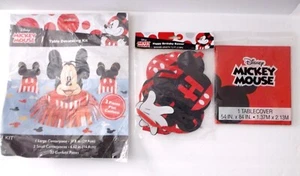 ๐3 Pcs. Mickey Mouse Party Table Decoration Kit , Birthday Banner & Table Cover - Picture 1 of 6