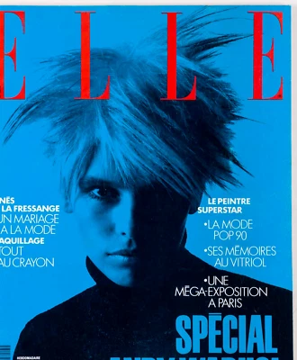 ANDY WARHOL Claire Dhelens INES DE LA FRESSANGE Lacroix YSL Adidas ELLE magazine - Image 1 of 4