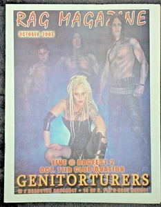 Rag Magazine Genitorturers Live Death Star Assembly South Florida October 2003 - Imagen 1 de 8