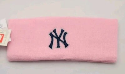 New York Yankees Pink Knit Earband With Logo Stitched - Image 1 of 3