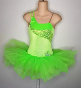 Who Says Child Small Dance Costume Glitter Velvet Leotard With Ballet Tutu - Picture 1 of 8