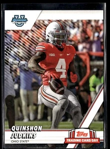 2024 Quinshon Judkins Bowman Chrome Topps Trading Card Day #NTCD-BF24 OHIO STATE - Picture 1 of 2
