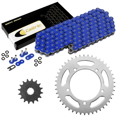 Blue O-Ring Drive Chain & Sprockets Kit for Suzuki GSX-R600 GSXR600 2001-2005 - Image 1 of 4