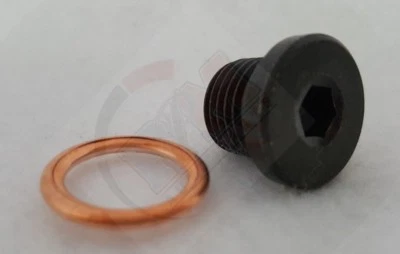 Tapón de drenaje de aceite (hexagonal empotrado) + lavadora para Mazda 3 Sport Miata 2009-2016 Foto 1 de 4