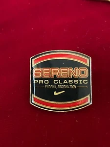 Sereno Pro Classic Phoenix AZ Nike Swoosh Soccer Tie Lapel Epoxy Pin 1.1" - Picture 1 of 2