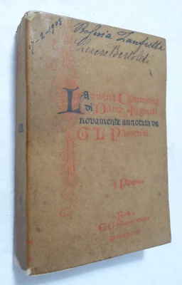LA DIVINA COMMEDIA DANTE ALIGHIERI PASSERINI IL PARADISO 1808 LIBRETTO MINI - Immagine 1 di 2