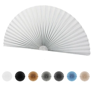 Arch Window Pleated Blinds Half Circle Window Shades Cordless Self Adhesive - Picture 1 of 52