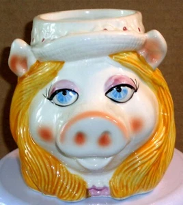 Vintage Miss Piggy Mug Tastesetter Sigma Hand-Painted Never Used - Picture 1 of 7