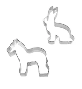 Ausstecher Kekse Ausstechform Keksausstecher Ostern Bauernhof Ponny Hase Pferd - Bild 1 von 4