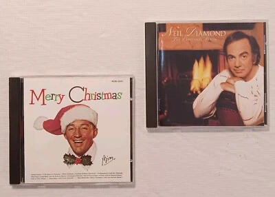 BING CROSBY MERRY CHRISTMAS  CD + NEIL DIAMOND THE CHRISTMAS ALBUM. X-MAS CD LOT - Image 1 of 4