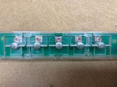 Control panel for Gutmann hoods original Gutmann replacement part 5 round buttons - Image 1 of 4