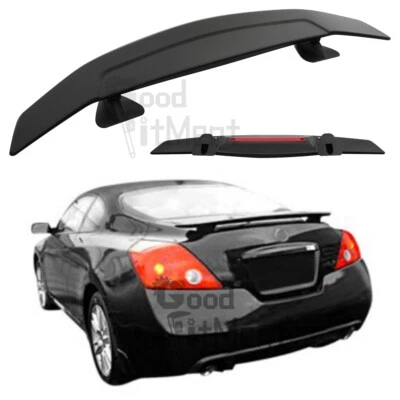For Nissan Altima 46" Car Rear Trunk Spoiler Racing Wing GT Style Matte Black US - Image 1 of 4