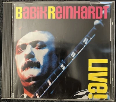 Babik Reinhardt Live! (CD DRG 8431) Contemporary Jazz Guitar ~ Django Reinhardt Foto 1 de 4