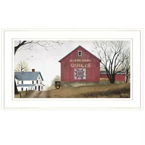 The Quilt Barn 2 White Framed Print Wall Art - Picture 1 of 1