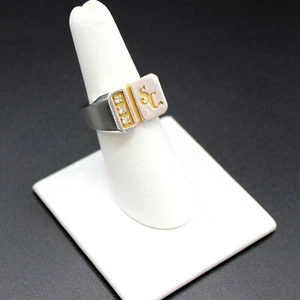 ULTRA SELTENER Station Casinos 20 Jahre Sterlingsilber Diamant Ring Las Vegas UFC - Bild 1 von 23