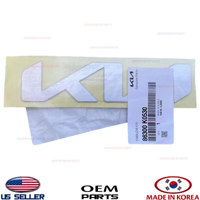 Logo emblema delantero genuino -KIA- ⭐OEM⭐ Kia Soul 2020-2022 86300-K0530 Foto 1 de 2