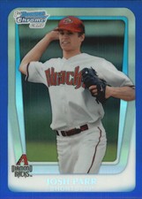 2011 Bowman Chrome Draft Prospects Blue Refractors Card #BDPP76 Josh Parr