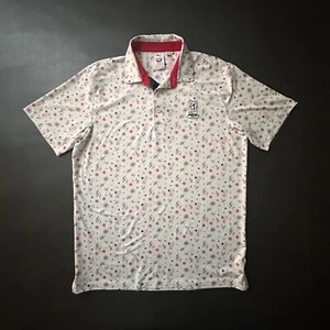 Puma x Volition Performance Golf Shirt Mens Medium White Polo Cookout AOP USA - Picture 1 of 11