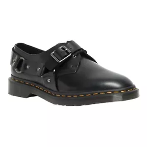 Dr. Martens DOC HENREE POLIERT GLATTLEDER SCHNALLE SCHUHE HERREN 5 DAMEN 6 NEU - Bild 1 von 10