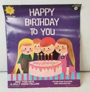 Peter Pan Records Happy Birthday to You COVER ONLY No Record. - Picture 1 of 5