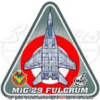 MIG-29 FULCRUM Mikoyan-Gurevich MiG-29S PERU Luftwaffe 95mm Aufkleber 