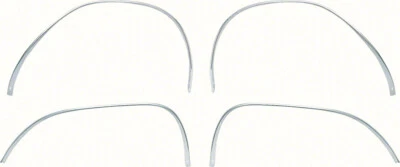 Juego de molduras de apertura de rueda de dardo Dodge 1967-76 Foto 1 de 2