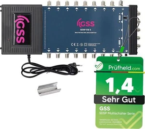 GSS Multischalter SDSP 516 S - 16 Teilnehmer 1 Satellit inklusive Aufdrehilfe - Bild 1 von 9