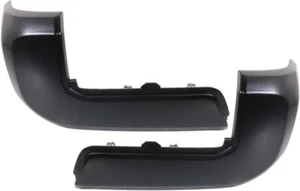 Par de tapa negra parachoques trasero para Toyota Tacoma 2016-2022 - Imagen 1 de 9