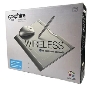 Wacom Graphics Tablet Graphire 6x8 A5 Wireless Pen Mouse Drawing Digitizer - Picture 1 of 13