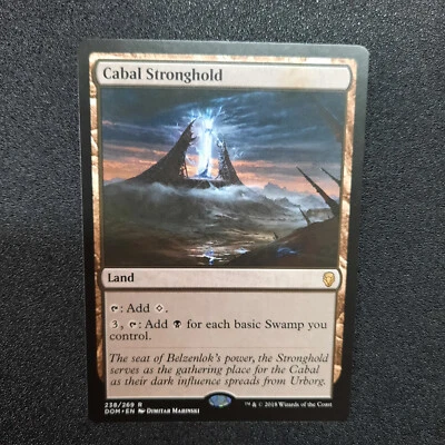 Magic the Gathering, Cabal Stronghold, Dominaria, Land, English, NM, 238/269 - Image 1 of 4