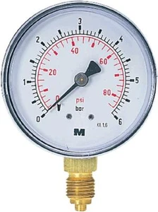 Manometer Gehäuse-Ø 63 mm MT-63-1/0B-G1/4a-R-RF-S - Bild 1 von 1