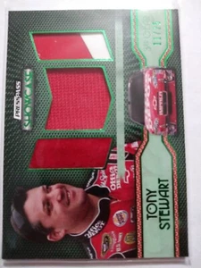 2010 Press Pass Showcase Elite Exhibit Triple Memorabilia Green Tony Stewart... - Picture 1 of 2