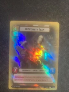 Star Wars Unlimited - B1 Security Team - Foil Promo - TWI 11 - Bild 1 von 1