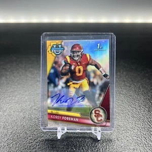 2023 Bowman Chrome U Korey Foreman Auto /499 - Picture 1 of 2