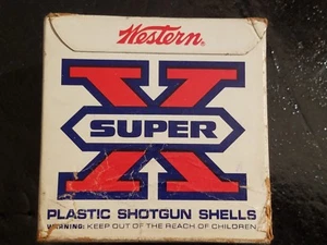 Vintage Western Super X Shotgun Shells Box Empty 12 Gauge 25 Shells (2-3/4") - Picture 1 of 6