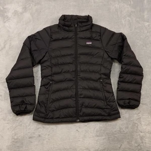 Chaqueta Patagonia Niñas Grande (12) Negro Plumón Suéter Puffer Aislado Embalable - Imagen 1 de 13