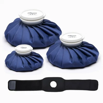 3 bolsas de hielo reutilizables para lesiones deportivas terapia de frío rodillas y cuello alivio del dolor Foto 1 de 4