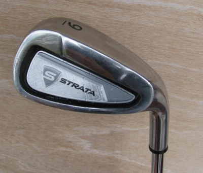 STRATA 9 IRON ONLY 40 LOFT REGULAR FLEX STEEL SHAFT GOLF CLUB - Image 1 of 4