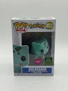 Funko Pop Games Pokemon Flocked Bulbasaur 453 Vinyl Figure 2020 Spring *New - Picture 1 of 5